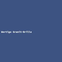 Wertige Granit-Brille