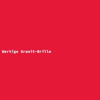 Wertige Granit-Brille
