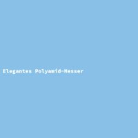 Elegantes Polyamid-Messer