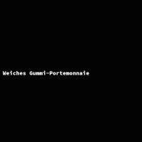 Weiches Gummi-Portemonnaie