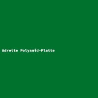 Adrette Polyamid-Platte