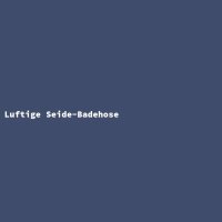 Luftige Seide-Badehose