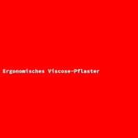 Ergonomisches Viscose-Pflaster