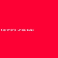 Exorbitante Leinen-Zange