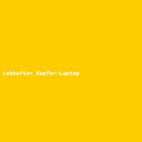 Lebhafter Kupfer-Laptop