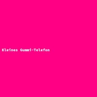 Kleines Gummi-Telefon