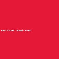 Herrlicher Gummi-Stuhl