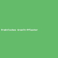 Praktisches Granit-Pflaster