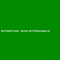 Reichhaltiger Beton-Briefbeschwerer