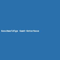 Geschmeidige Samt-Unterhose