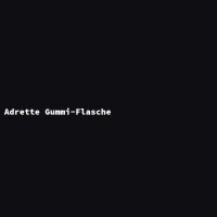 Adrette Gummi-Flasche