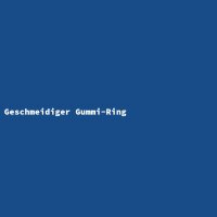 Geschmeidiger Gummi-Ring