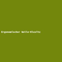 Ergonomischer Wolle-Klositz
