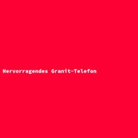 Hervorragendes Granit-Telefon