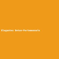 Elegantes Beton-Portemonnaie