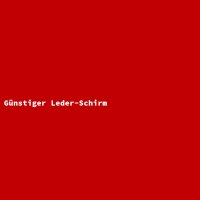 G&uuml;nstiger Leder-Schirm