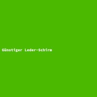 G&uuml;nstiger Leder-Schirm