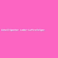 Intelligenter Leder-Luftreiniger