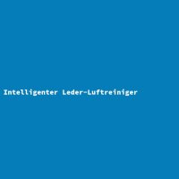 Intelligenter Leder-Luftreiniger