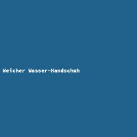 Weicher Wasser-Handschuh
