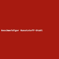 Geschmeidiger Kunststoff-Stuhl