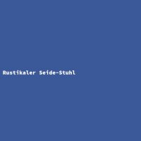 Rustikaler Seide-Stuhl