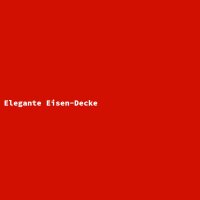 Elegante Eisen-Decke