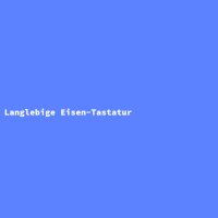 Langlebige Eisen-Tastatur