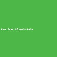 Herrliche Polyamid-Socke
