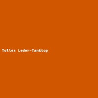 Tolles Leder-Tanktop