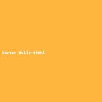 Harter Wolle-Stuhl
