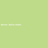 Harter Wolle-Stuhl