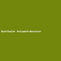 Rustikaler Polyamid-Rasierer