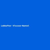 Lebhafter Viscose-Mantel