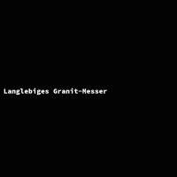 Langlebiges Granit-Messer