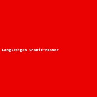 Langlebiges Granit-Messer
