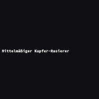 Mittelm&auml;&szlig;iger Kupfer-Rasierer