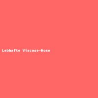 Lebhafte Viscose-Hose