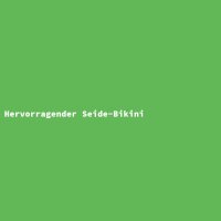 Hervorragender Seide-Bikini