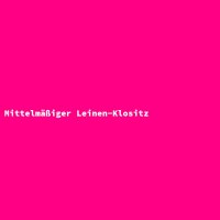 Mittelm&auml;&szlig;iger Leinen-Klositz