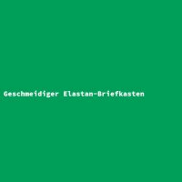 Geschmeidiger Elastan-Briefkasten