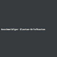 Geschmeidiger Elastan-Briefkasten