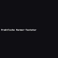 Praktische Marmor-Tastatur