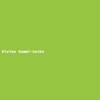 Kleine Gummi-Socke