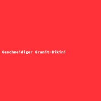 Geschmeidiger Granit-Bikini