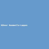 K&uuml;hner Baumwolle-Lappen