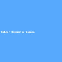 K&uuml;hner Baumwolle-Lappen