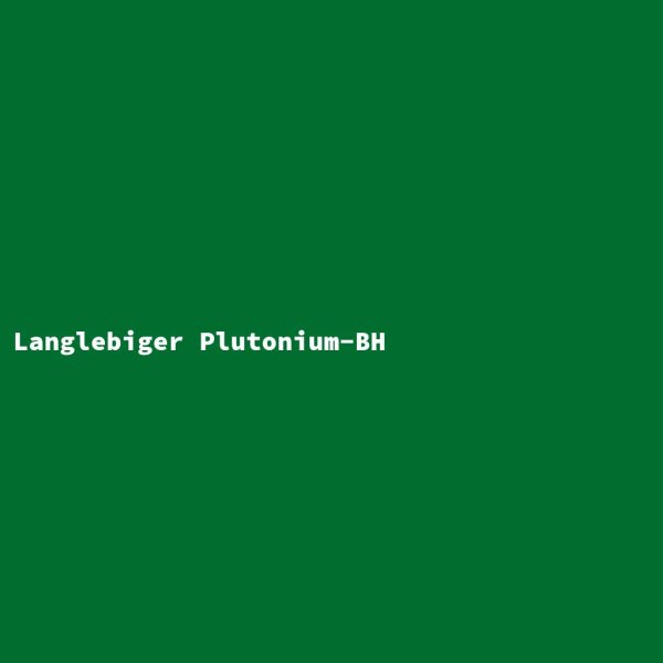 Langlebiger Plutonium-BH
