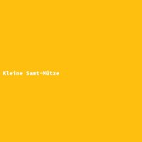 Kleine Samt-M&uuml;tze