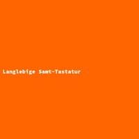 Langlebige Samt-Tastatur